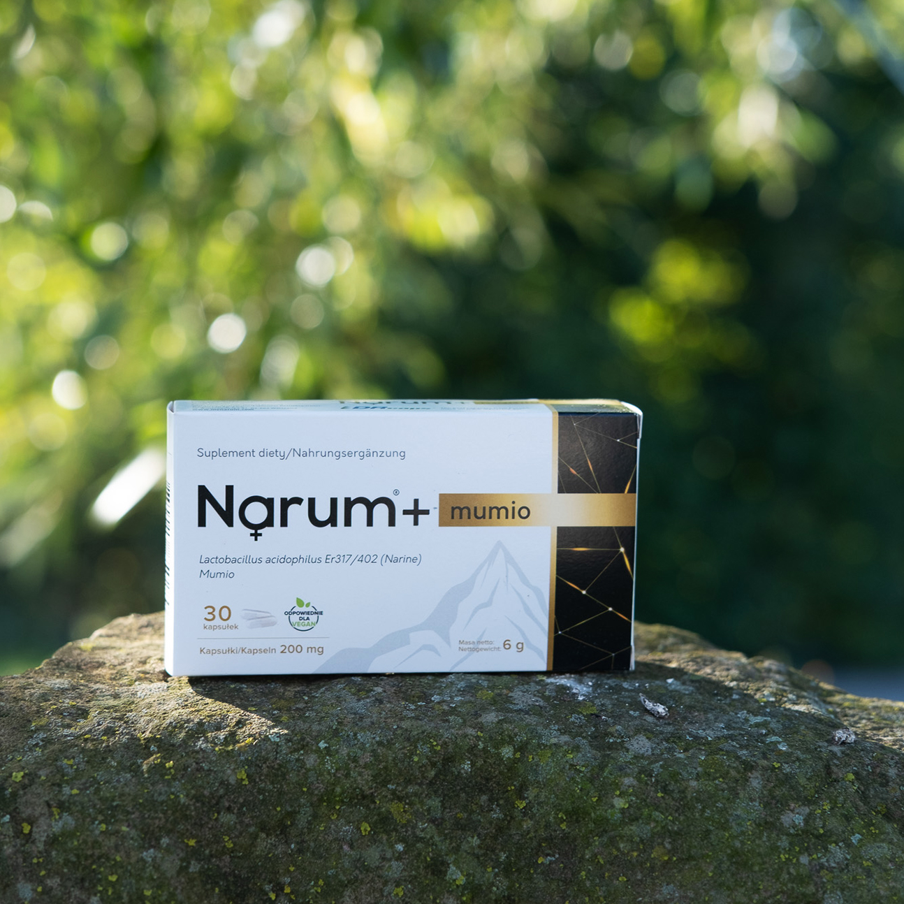Narum+ Mumio (Mumijo) 200 mg auf Basis von Narine, 30 Kapseln