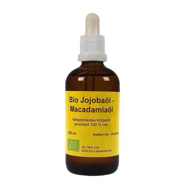 Bio - Jojobaöl + Macadamiaöl (100ml)