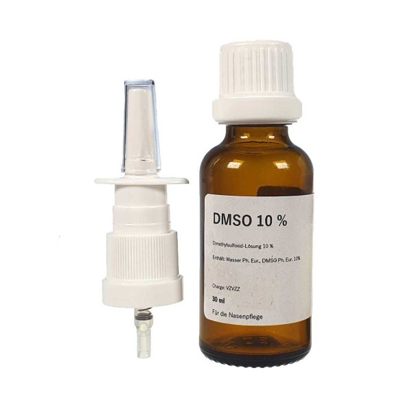 DMSO (Ph. Eur.) 10% 30 ml, mit Nasensprayaufsatz beiliegend