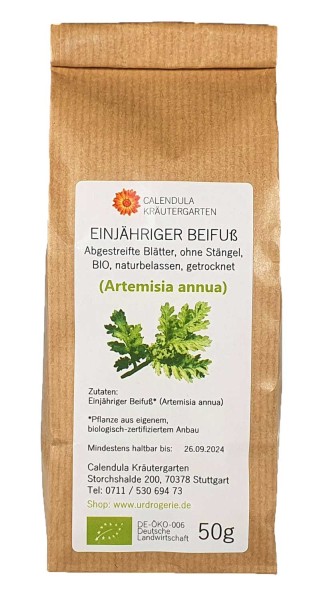 BIO Einjähriger Beifuß - Artemisia annua getrocknete Blätter - 50g